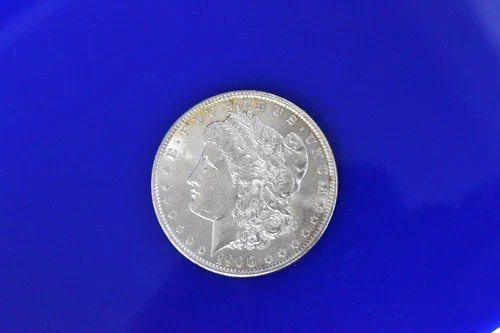 1900 O Silver Morgan Dollar BU Frosty White Mint State Lot C