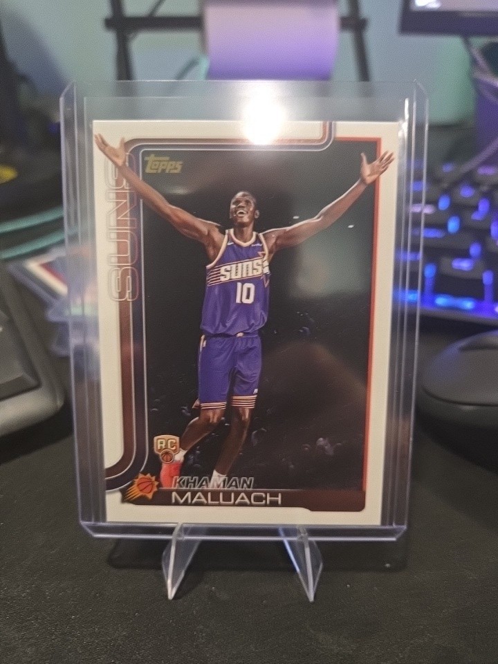 Topps Basketball Flagship 2025-26 Khaman Maluach RC Golden Mirror SSP #210 RARE!