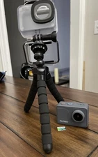 Akaso V50 Pro 4K Wifi Action Camera, tripod, waterproof case, 128 GB SD