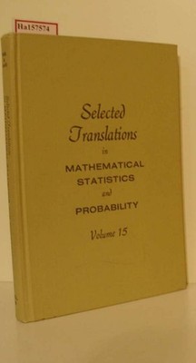 Selected Translations in Mathematical Statistics and Probability. Vol. 15. Cistj