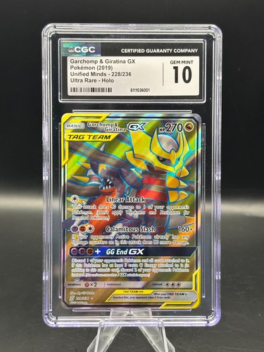 Garchomp & Giratina-GX graded CGC 10 for sale on eBay