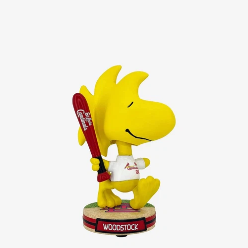 Woodstock St. Louis Cardinals Peanuts Mini Bighead Bobblehead MLB Baseball