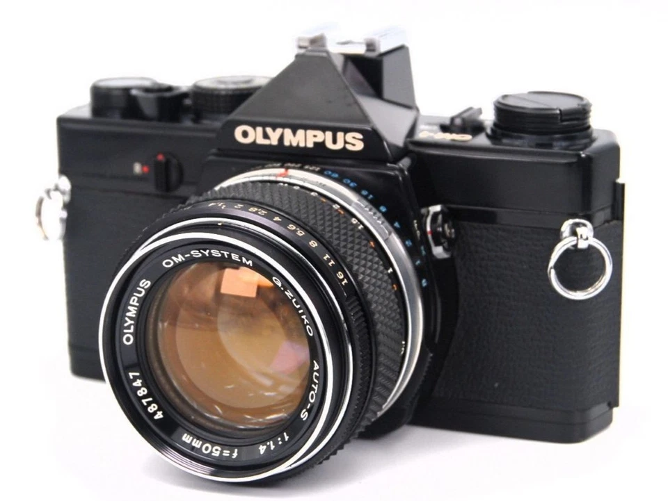 【Near MINT】Olympus OM-1 Black 35mm SLR with G.Zuiko Auto-S 50mm f/1.4 from Japan - Image 2 of 4