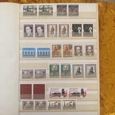 Österreich Briefmarkensammlung postfrisch und gestempelt als Paar, selten