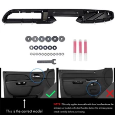 Brand New Passenger Right Door Panel Handle Armrest Repair Black For Silverado