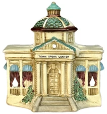 Traditions Holiday Village Porcelain 1991 Christmas Town Opera Center