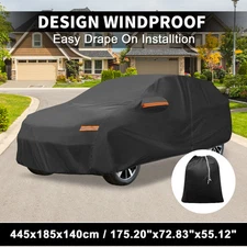 Car Cover W/ Left Side Door Zipper Aluminum Film for Mazda CX-30