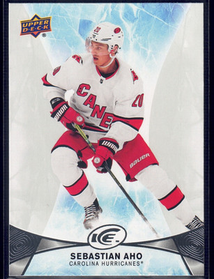 2021-22 Upper Deck Ice #32 Sebastian Aho 2020-21 White