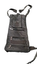 Motorcycle/Biker Leg Bag/Belt Black 16in X 8in. Nylon