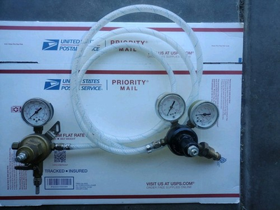 #ad Nitrogen Co2 Dual Draft Beer Regulator 0 100 $30.00