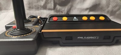 Atari Flashback 3 With Controllers and Cords TESTED WORKING