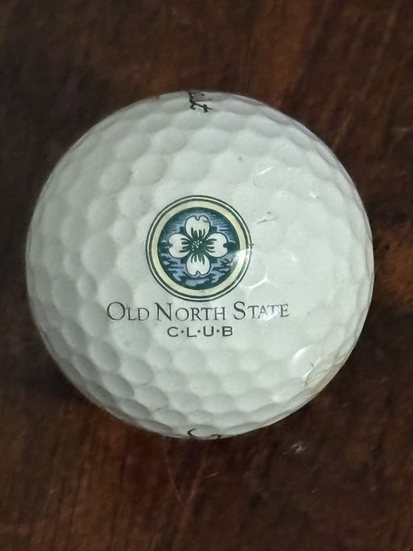 Old North State  Golf Club Souvenir Golf Ball.