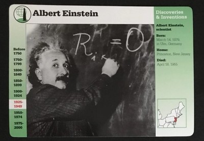 1995 Grolier Story of America Albert Einstein Discoveries & Inventor #13-15 Mint
