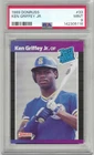 HOF Ken Griffey Jr 1989 Donruss #33 RATED ROOKIE ROOKIE CARD PSA 9 MINT!