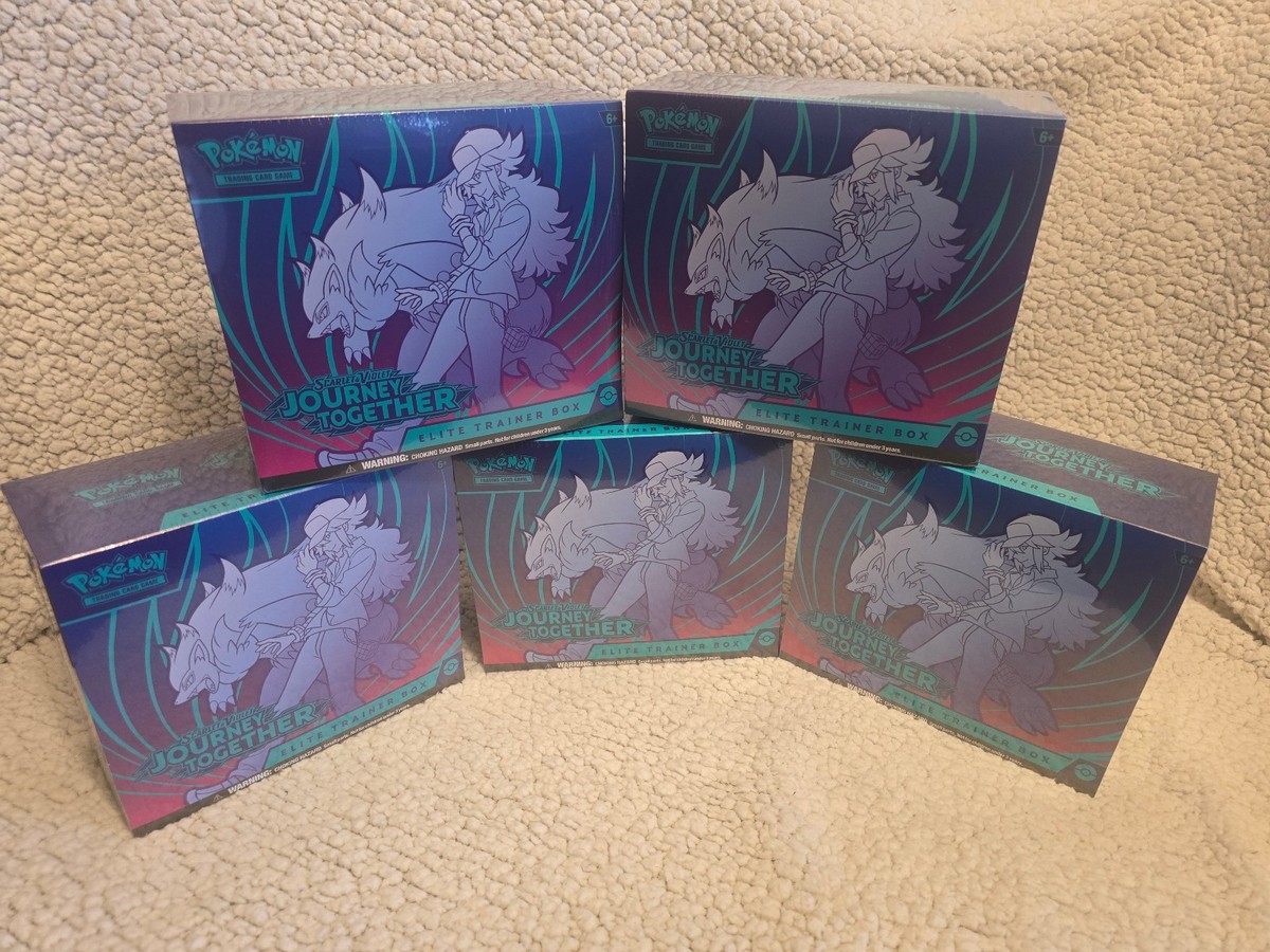 【英語版】Journey Together ETB 箱 Pokemon: Journey Together: Elite Trainer Box – Double