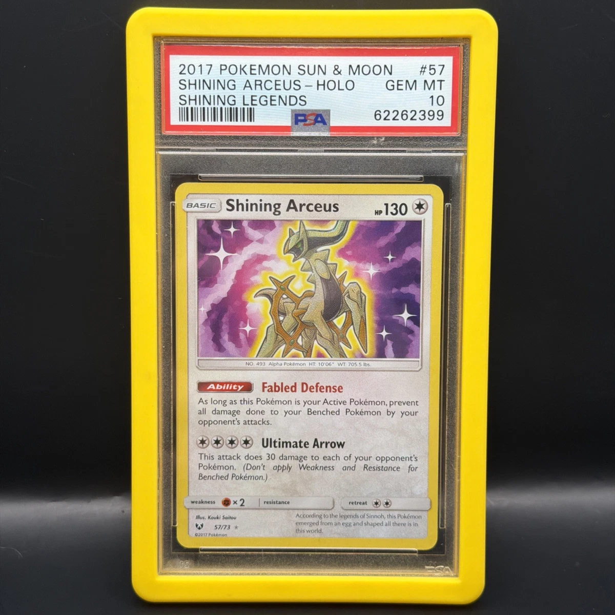 Pokémon TCG Shiny Holo Rare Grade 10 Individual Trading Card Games