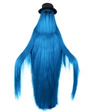 Addams Family Cousin Itt Inspired Costume &ndash; Wig, Hat & Glasses Set for Halloween