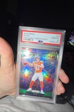 2024 Panini Prizm - Fireworks Bo Nix #23 Green Prizm (RC)