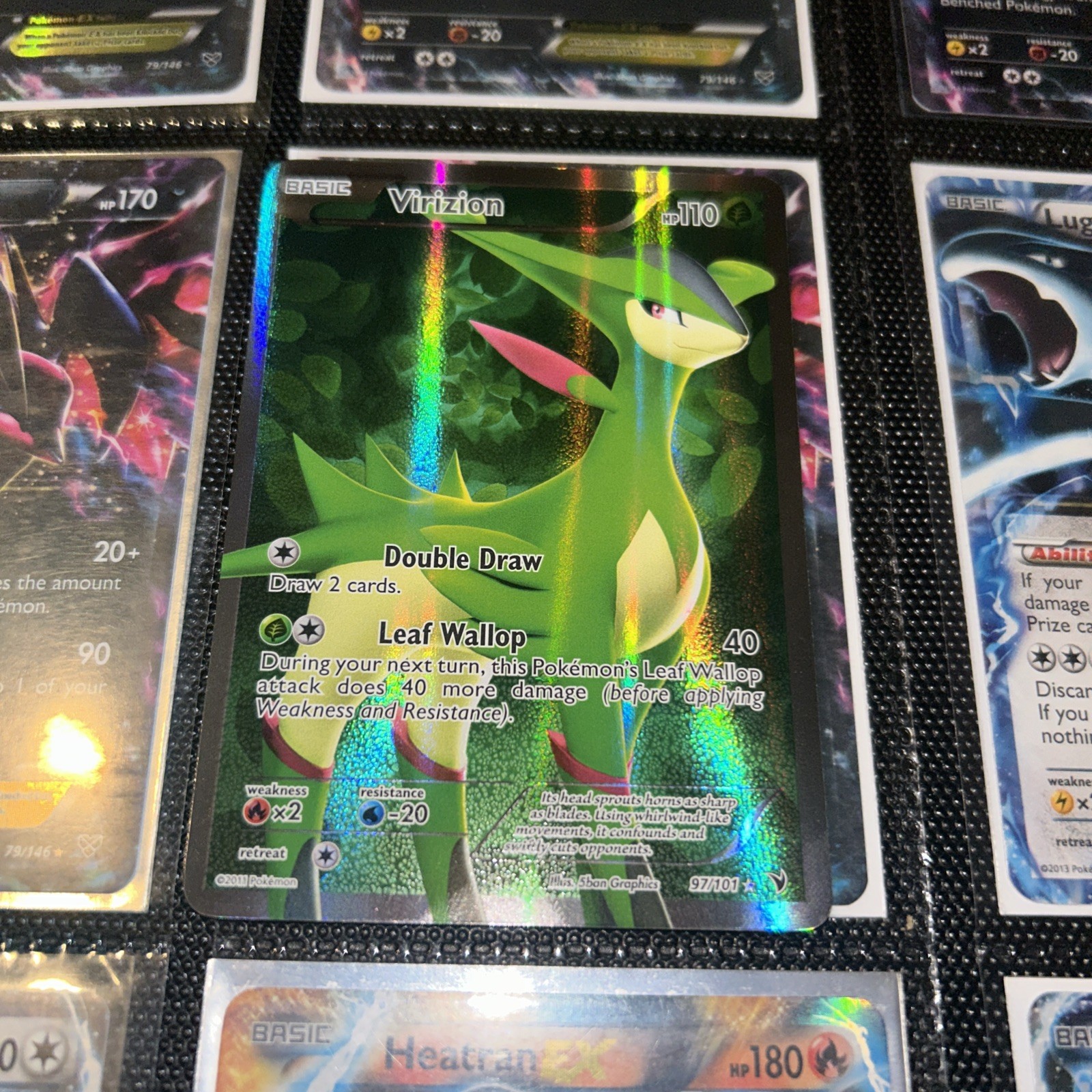 Virizion (Full Art) 97/101 Noble Victories NM Condition