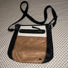 The Sak Laurel Crossbody Bag - Black, Tan and Cream