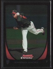 2011 Bowman Chrome #43 Jonathan Sanchez