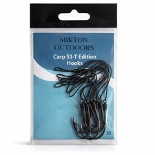 Pre Tied Carp Straight Hooks-Carp S1-T Editio...
