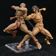 Attack on Titan Armored Titan Revoltech Action Figure Anime Collectible Toys Box