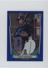 2014 Bowman Chrome Minis Blue Refractor 19/20 Alex Jackson #304 nd3