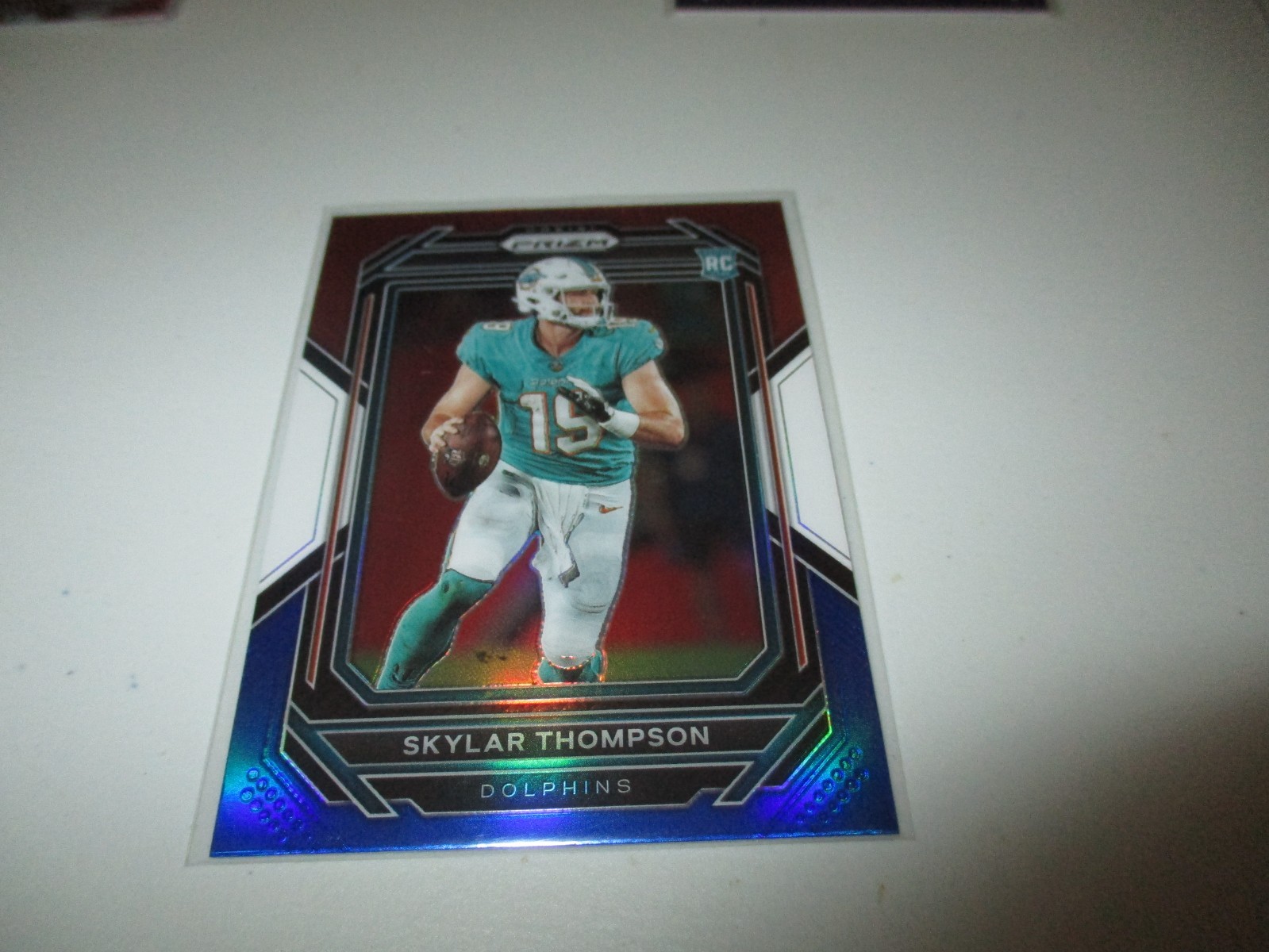 Skylar Thompson 2022 Panini Prizm Red White Blue RC #354