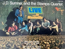 J.D. Sumner & the Stamps Quartet LIVE… in Nashville 1971 M- LP+bonus CD TESTED