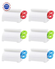 Toothpaste Squeezer 6 Pcs Tube Squeezers Multi-Purpose Dispenser Rolling Holder