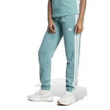 Adidas 3 Stripes French Terry Jogger Sweatpants Womens XL Powder Teal Green NWT