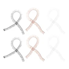 6 Pcs Fluffy Doll False Eyelashes For Dolls Eye Make Up Crafts Doll Accessories