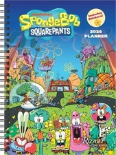 Spongebob Squarepants 12-Month 2026 Planner Calendar (Includes Stickers) (Calend