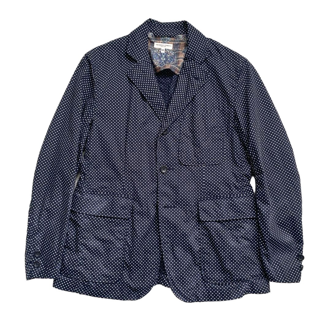 Engineered Garments Baker Jacket Dot Pattern Cott… - image 1