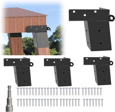 #ad #ad Deer Blind Brackets 4X4 Heavy Duty Elevator Bracket Outdoor Compound Angle Brack $83.46