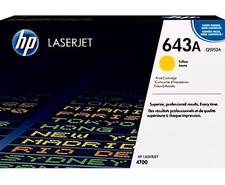 HP LaserJet 4700 643A Q5952A Yellow Toner Cartridge Genuine - BRAND NEW SEALED