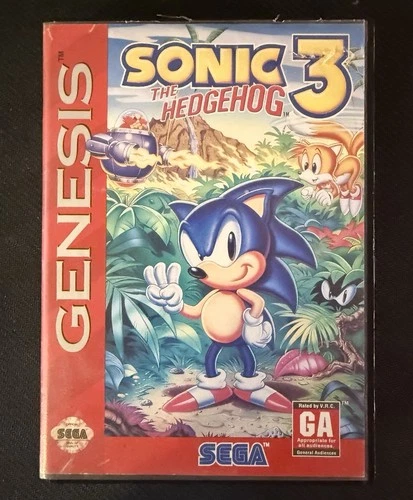 Sonic The Hedgehog 3 (Sega Genesis) CIB w/manual. Tested And Working