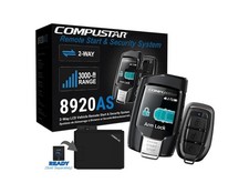Compustar All-in-One CS8920-AS 2-Way Interactive LCD Remote Starter Kit  Ala...