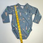Hanna Andersson Fox Patterned Wrap Style Bodysuit 12-18 Months — photo 2