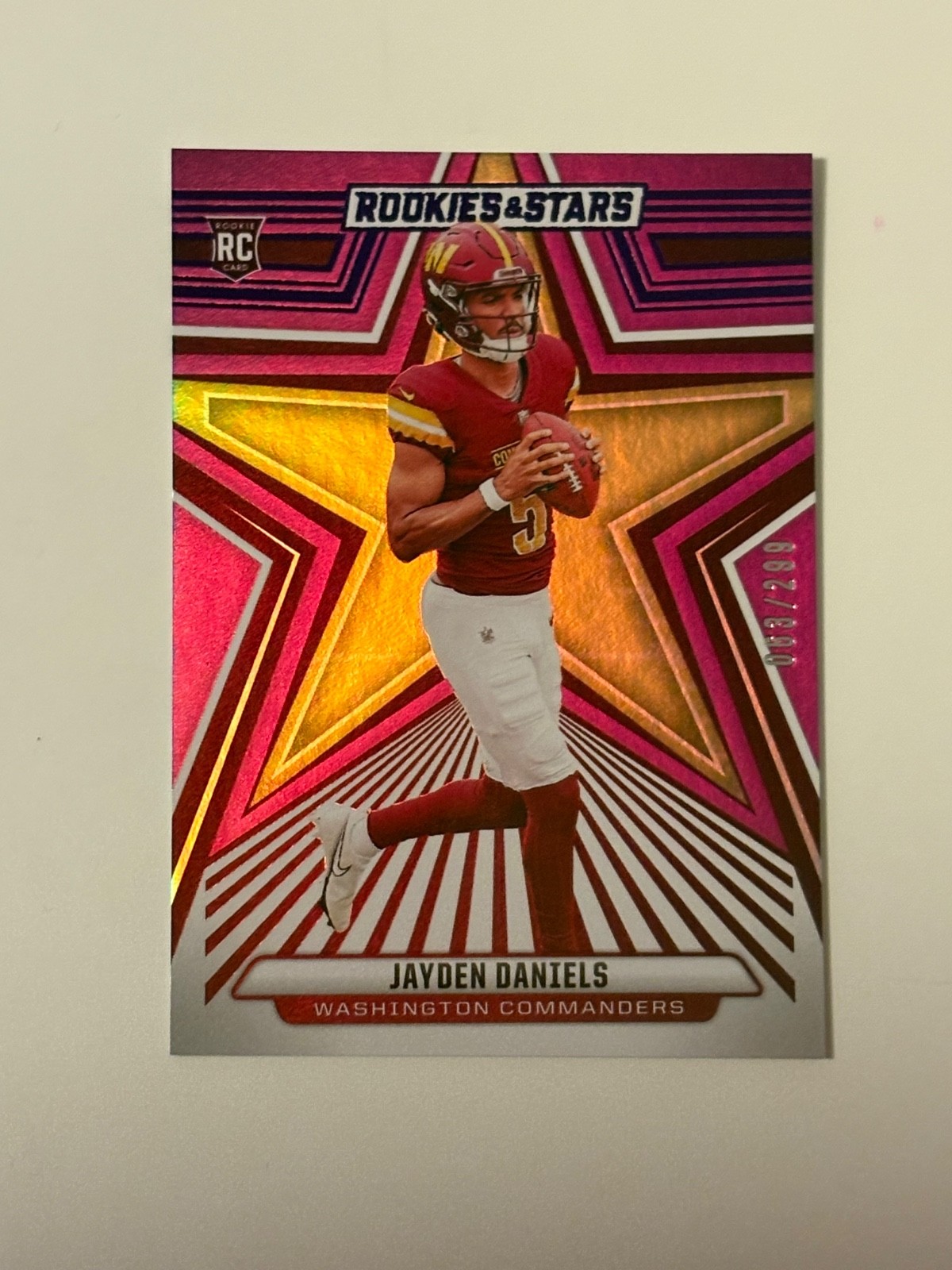 2024 Panini Rookies & Stars - Rookies Jayden Daniels #148 Purple /299 (RC)