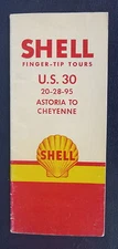 1950 U.S. 30 Astoria_ Cheyenne  n/map Shell  oil gas 31 pgs Finger Tip Tours