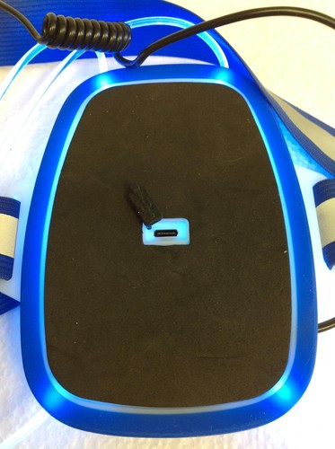 NEW Qimh LED Reflective Light Up Vest for NightWalking Cycling USB Recheargeable - Picture 5 of 13