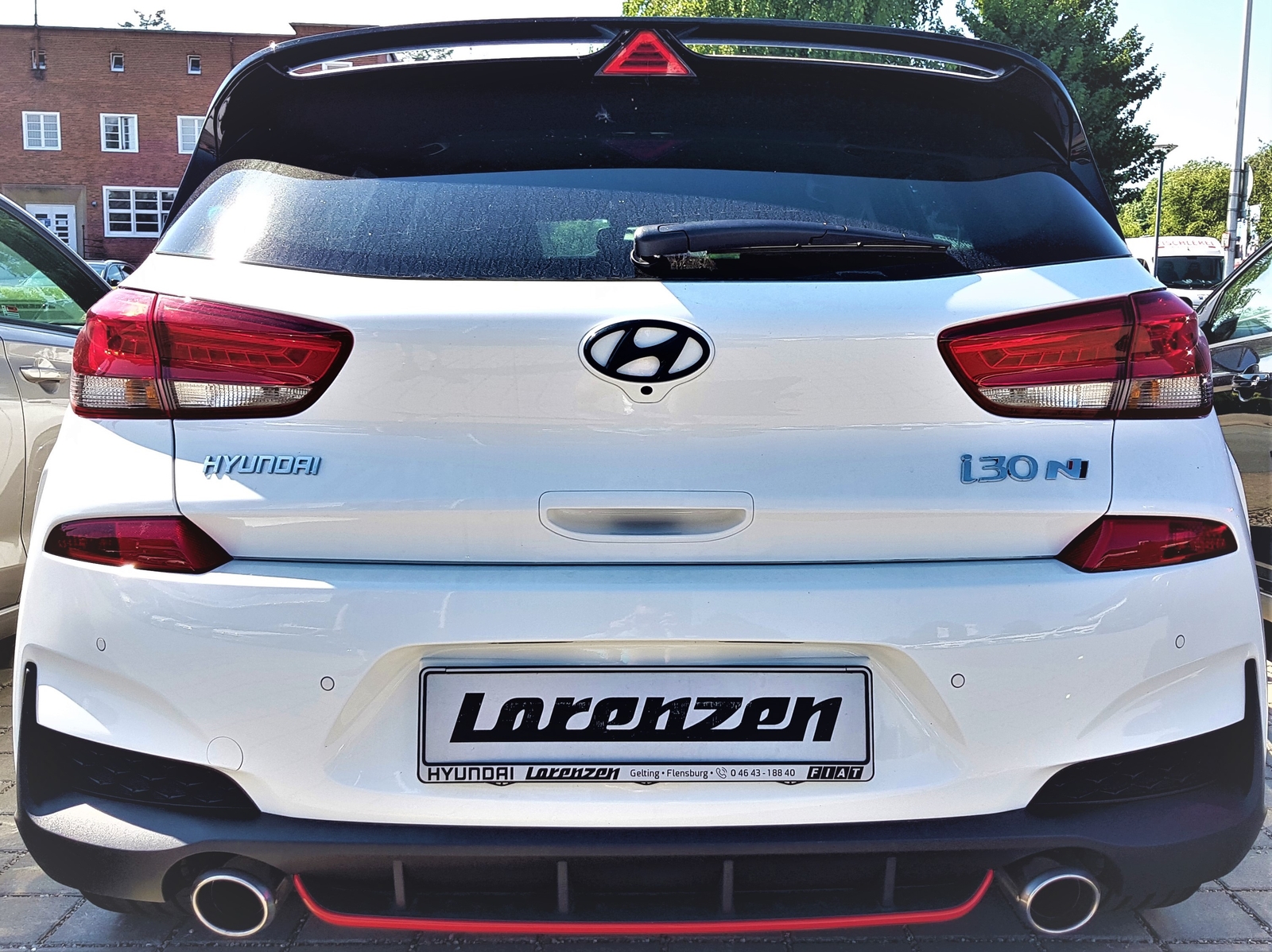Hyundai Embleme schwarz - Set Front Heck, i30N Hatchback