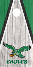 Cornhole Board Wraps Decals Vinyl Stickers Set of 2 - Philadelphia Eagles