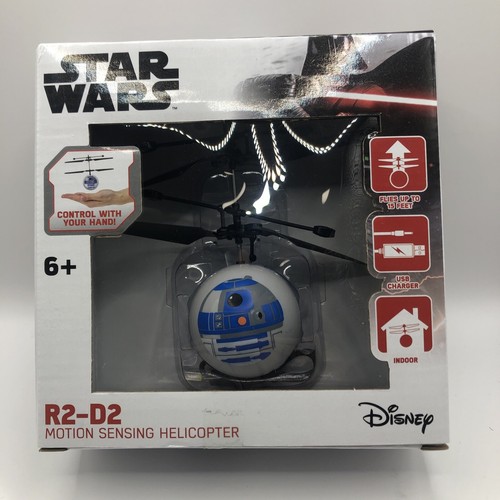Star Wars Disney Motion Sensing UFO Ball Helicopter R2-D2 NIB