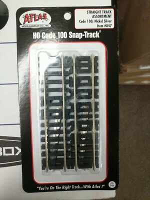 Atlas 847 Straight HO Track Assortment  