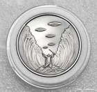 UFO's over the Red Sea -  1 oz .999 silver round w/custom antique finish