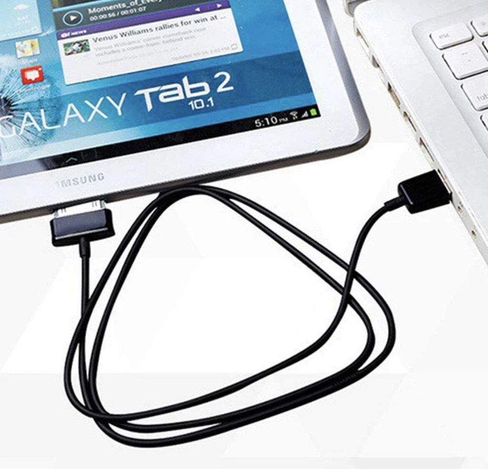 Cabo carregador USB para tablet Samsung Galaxy Tab 2 fabricante de equipamento original 7" 8.9" 10.1 GT-P5110 - Imagem 3 de 3