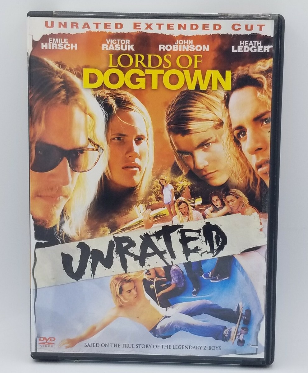 Lords Of Dogtown Unrated DVD 2005 Movie Heath Ledger Emile Hirsch